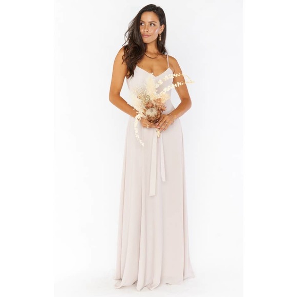 Show Me Your MuMu Dresses & Skirts - Show Me Your Mumu Faith Maxi Slip Dress in Show Me The Ring Crisp Small Lined